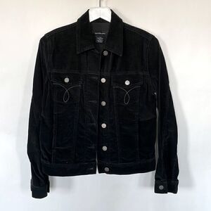 CK Jeans Black Thin Corduroy Jacket